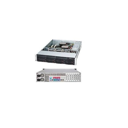 Supermicro 720W Redundant 2U Rackmount Server Chassis (Black) CSE-825TQ-R720LPB